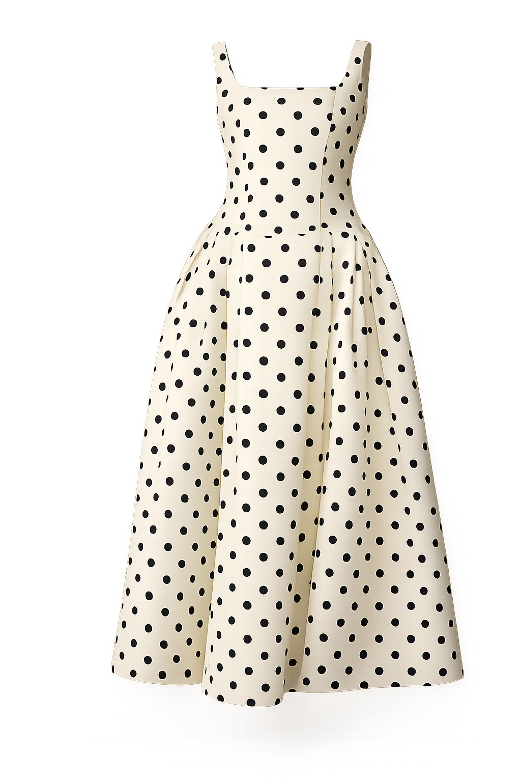 Monroe Polk Dot Midi Dress
