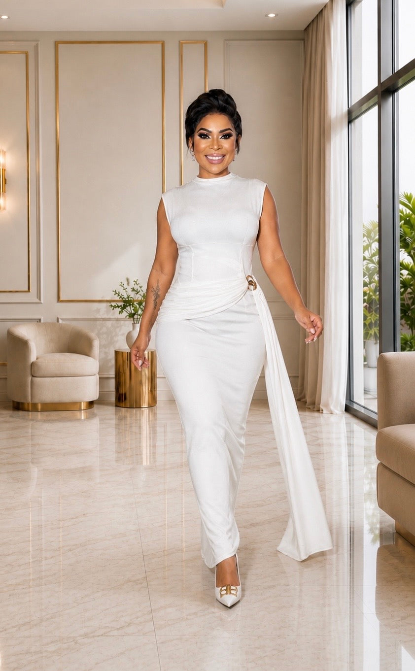 Konia Dress-White