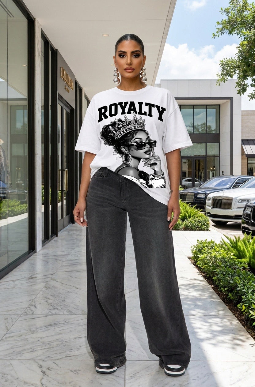 Royalty Tee- White
