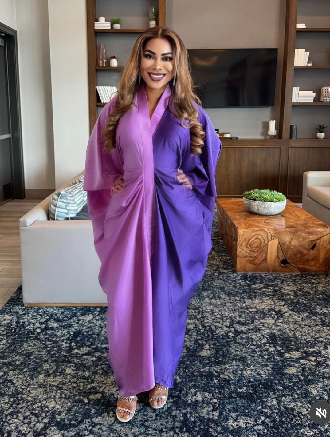 Zari Boubou- Purple