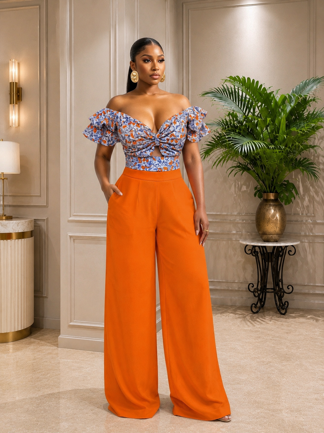 Sunset luxe Palazzo Set