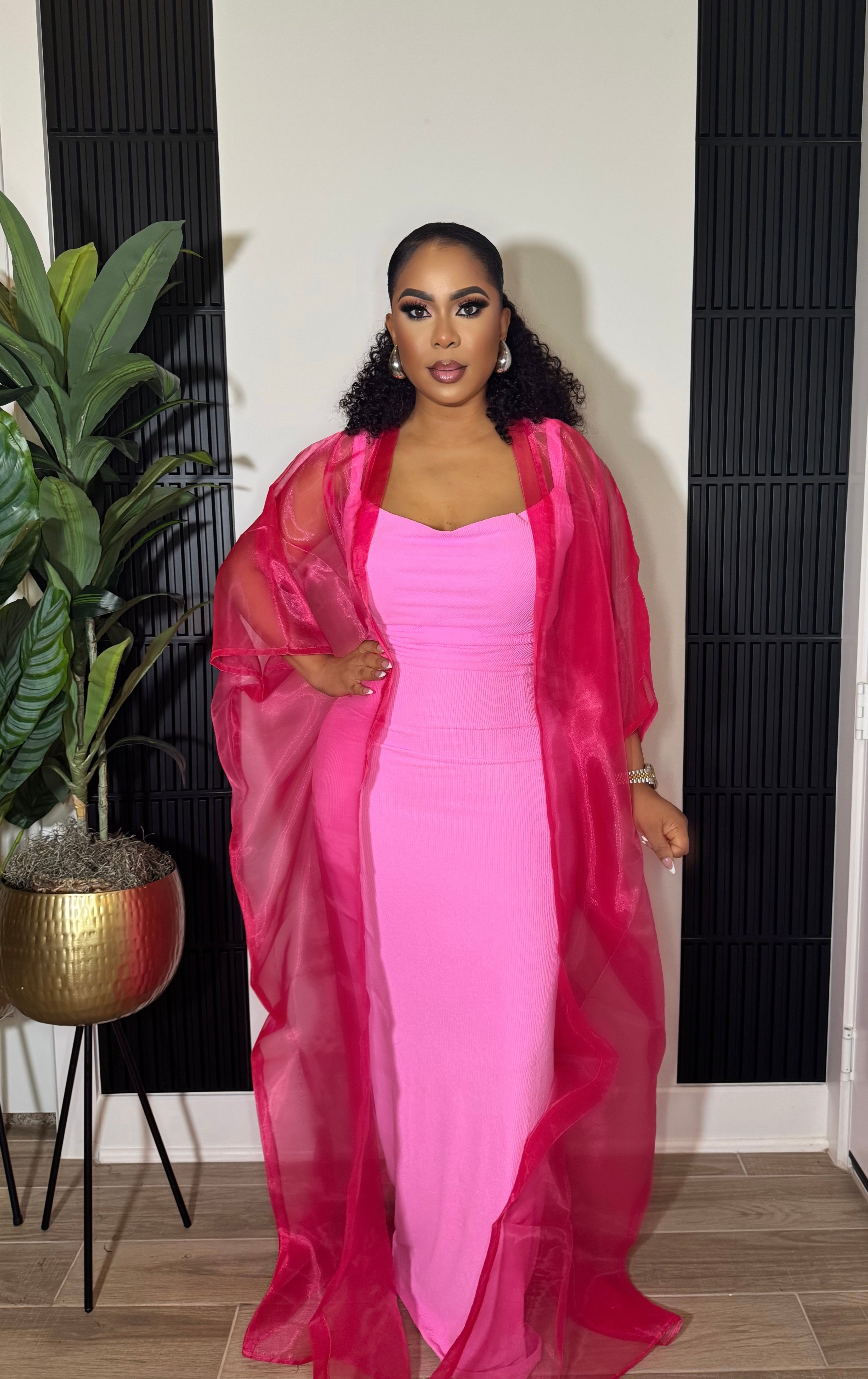 KCEE KIMONO SET - PINK