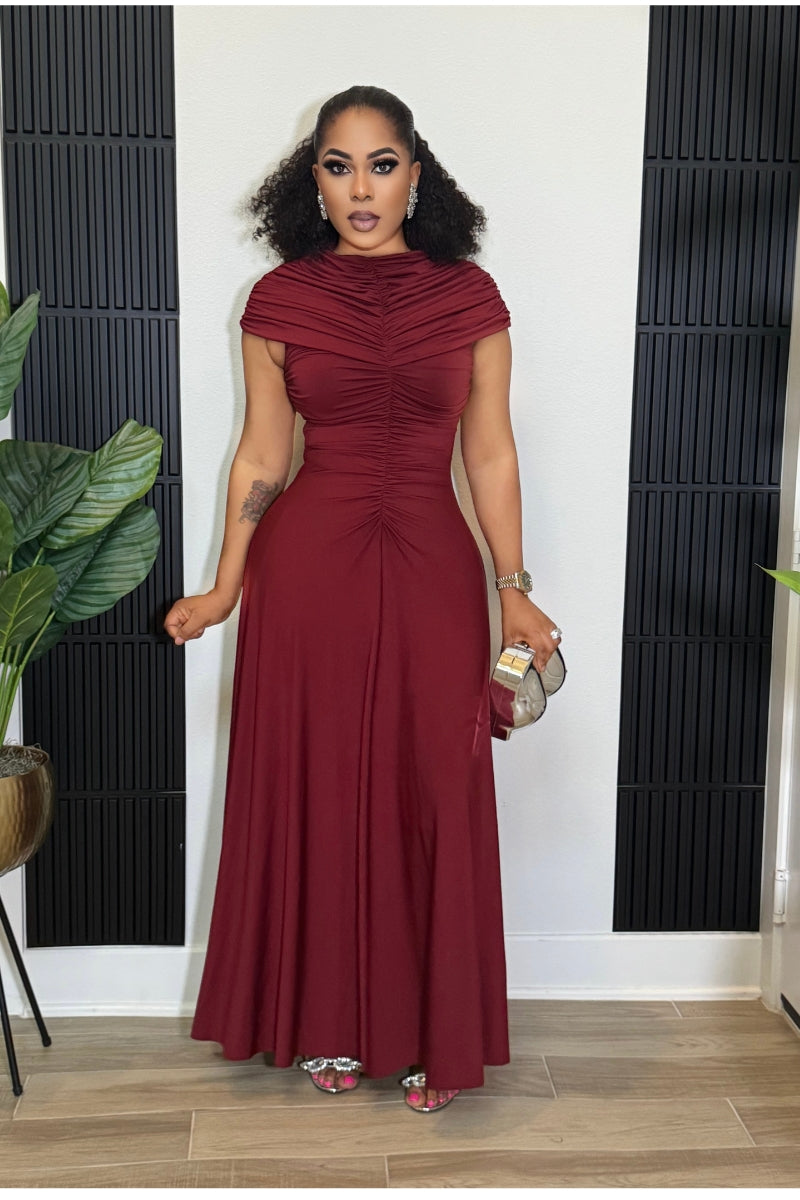 Celi dress - Burgundy