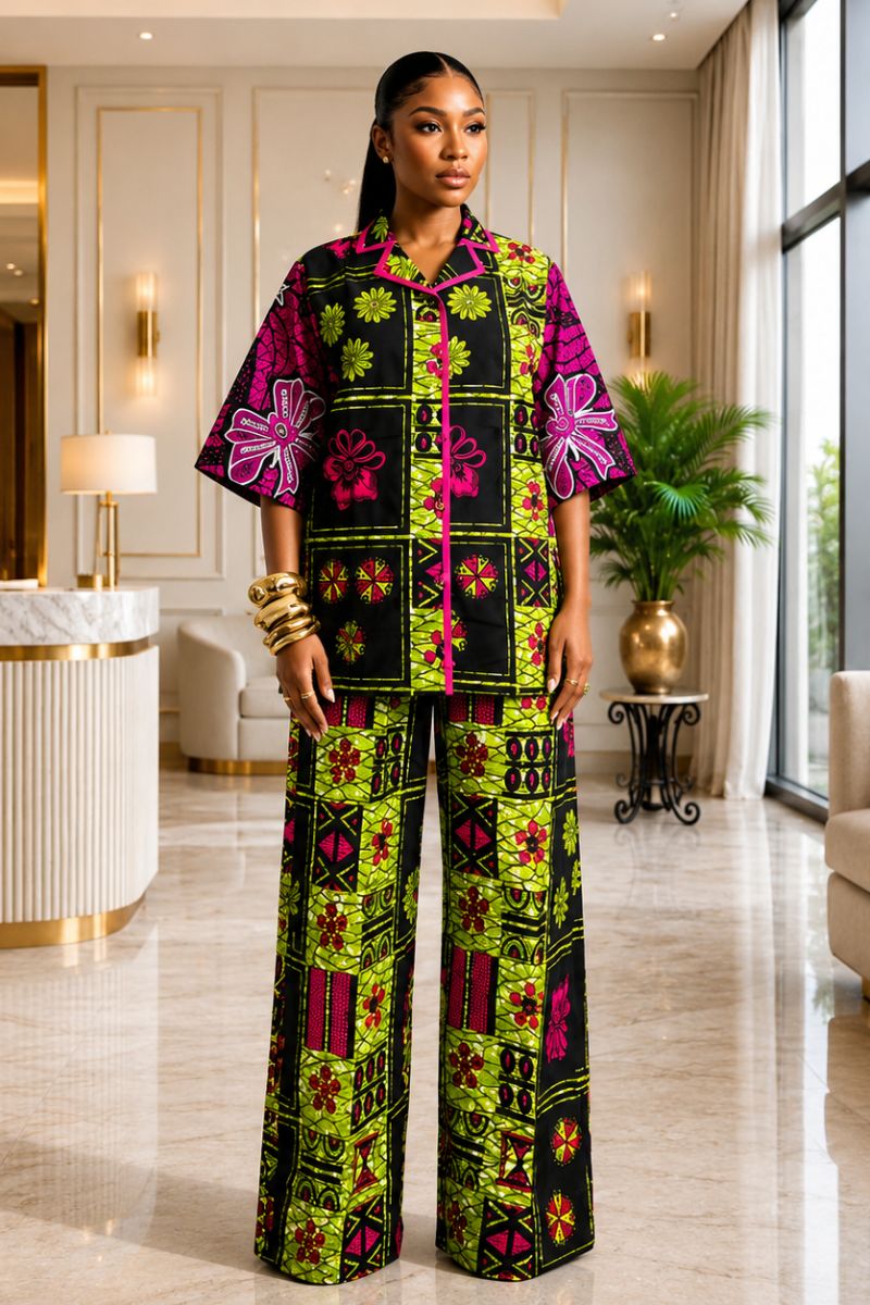 Seyi Oversized Ankara Set