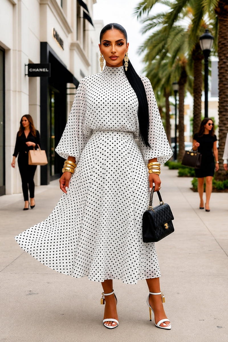 Royale Polka Midi Set