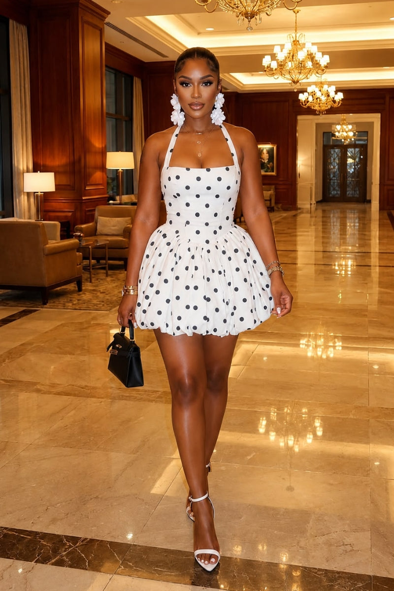 Polka Dot Mini Dress