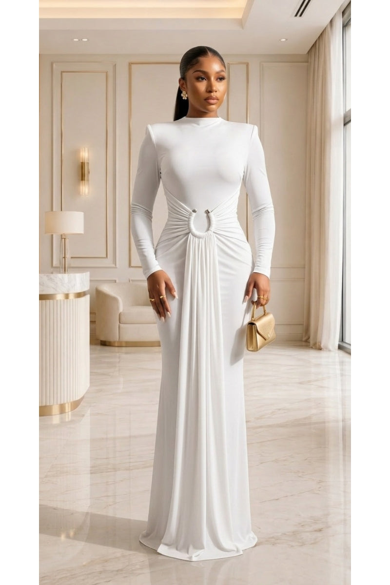 Elan Ruched Gown(PRE ORDER)