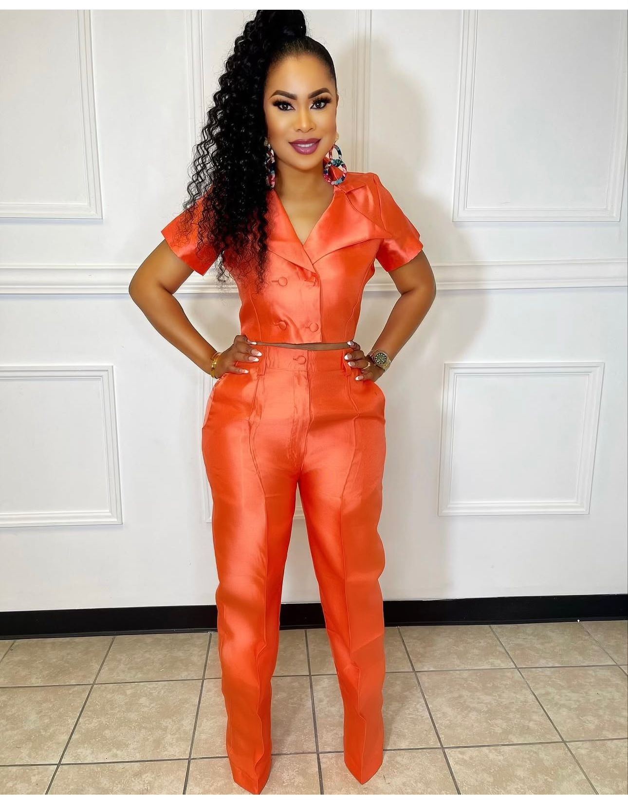 Bella Luxury 2piece - Orange