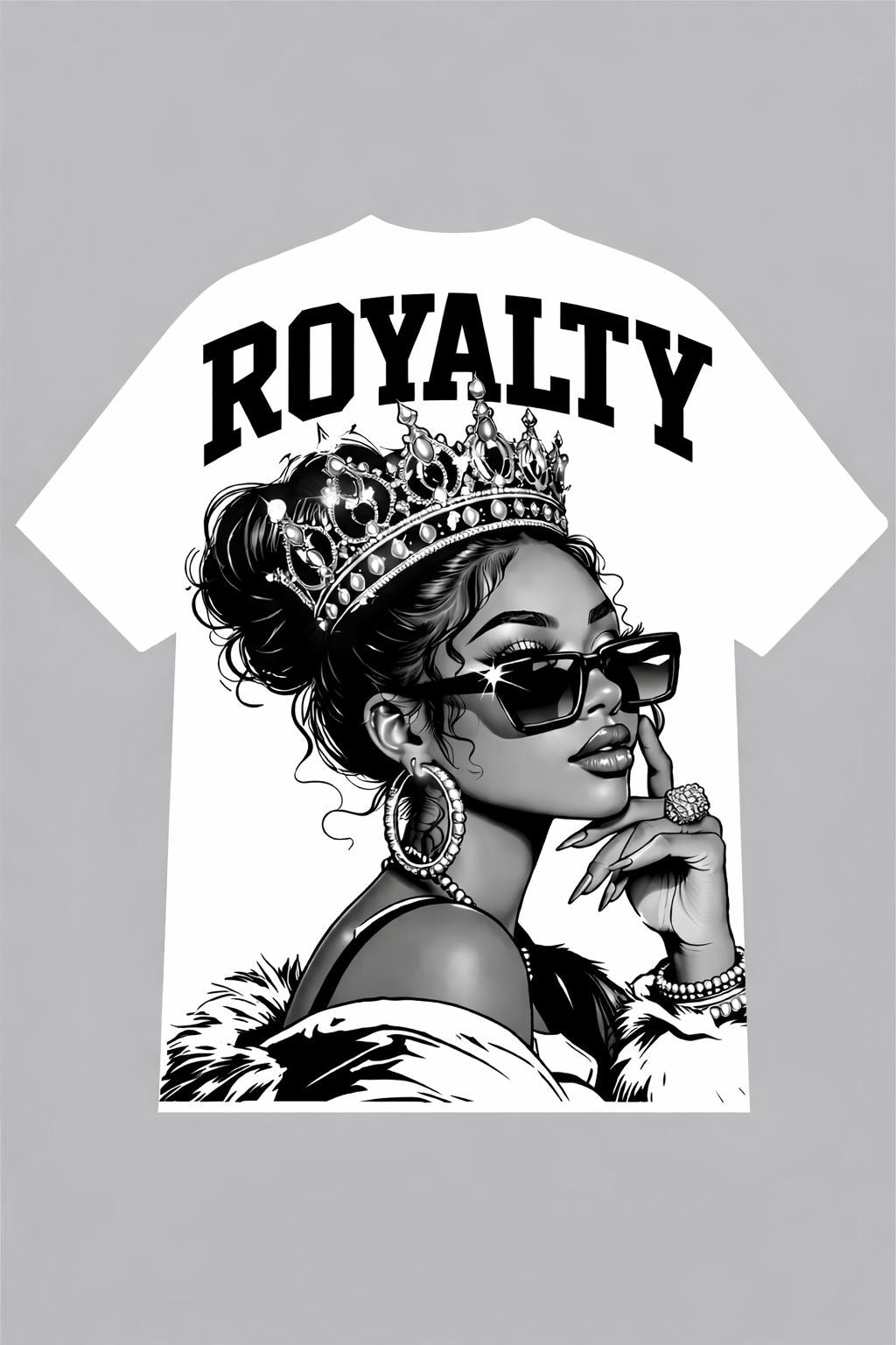 Royalty Tee- White
