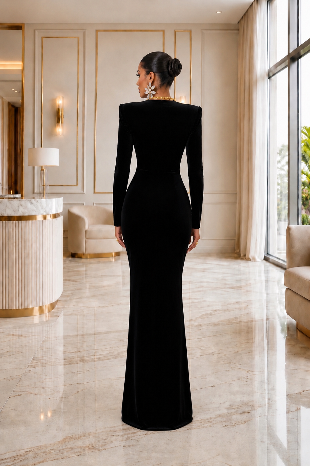 Turn head Gown