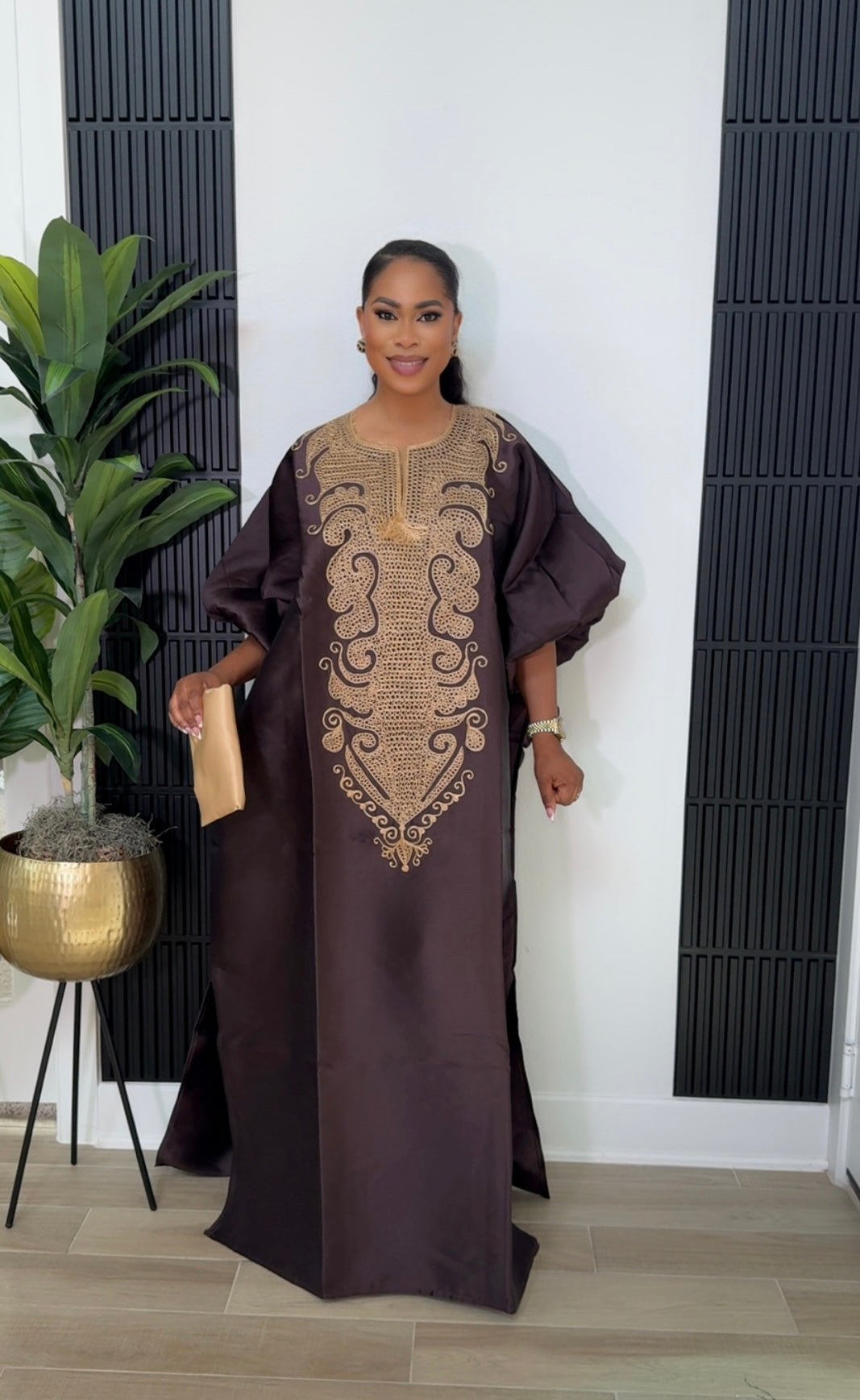Temi Kaftan -Brown