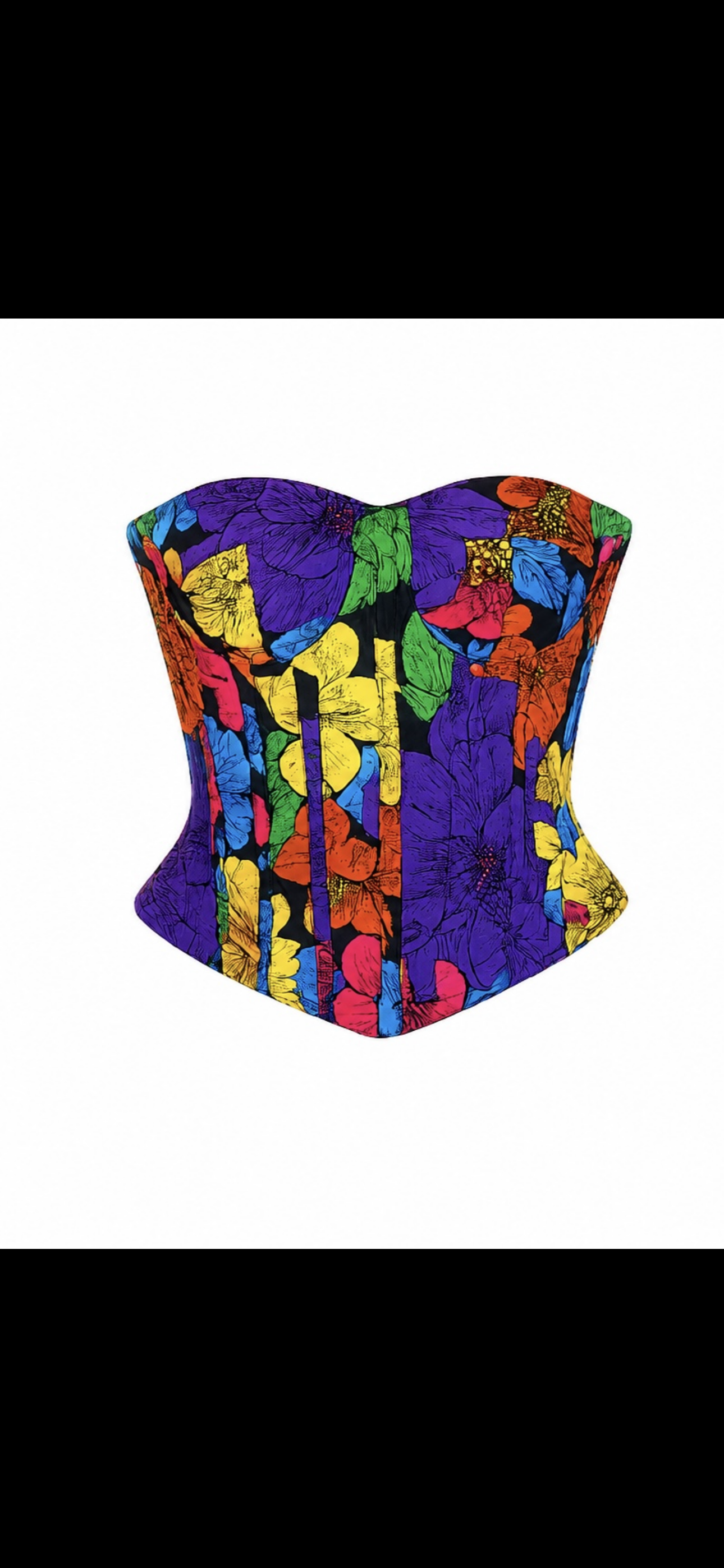 Kacy Ankara Corset