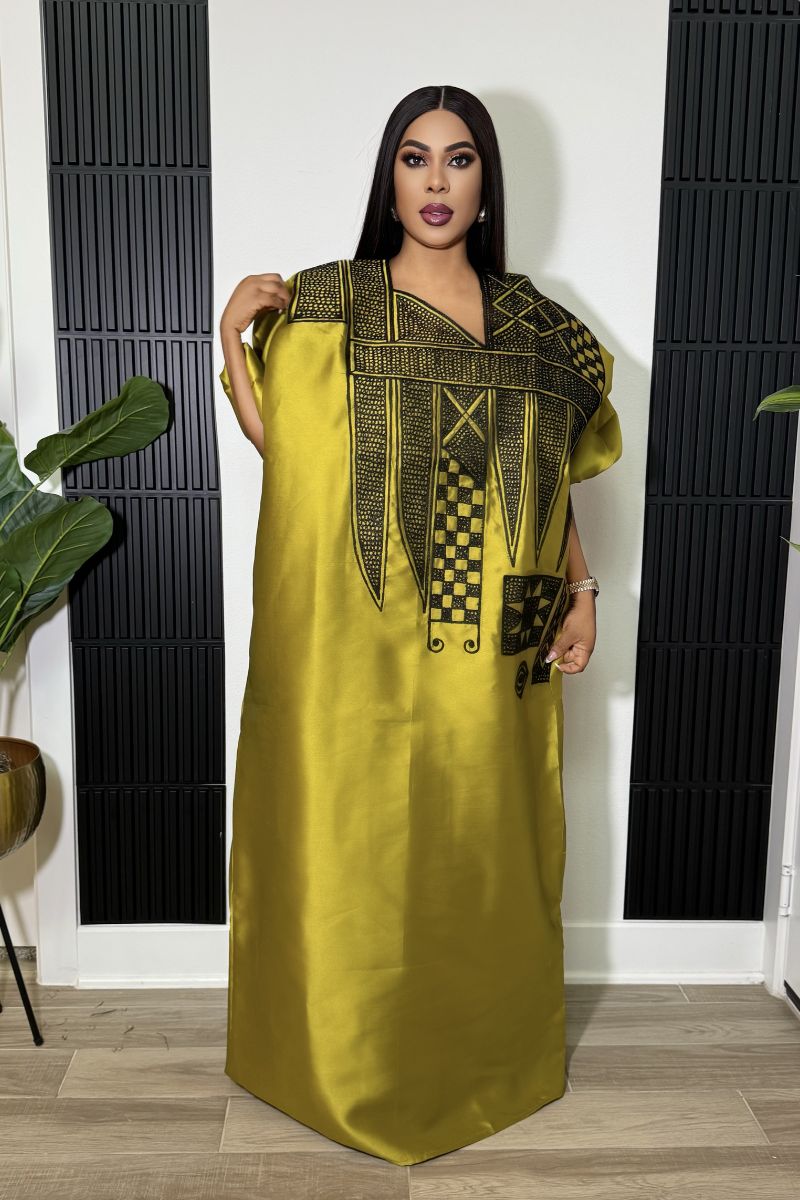 ADIZA KAFTAN- OLIVE