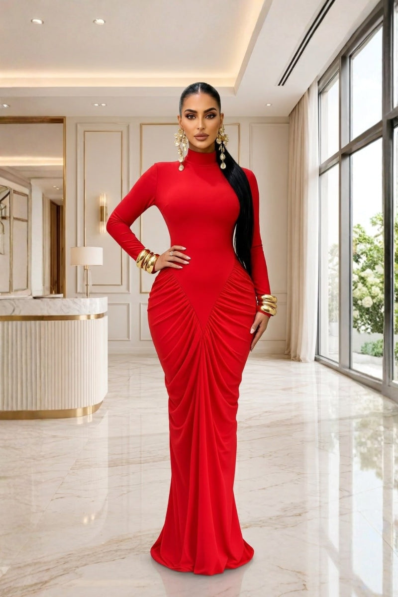 Reign Dress -Red