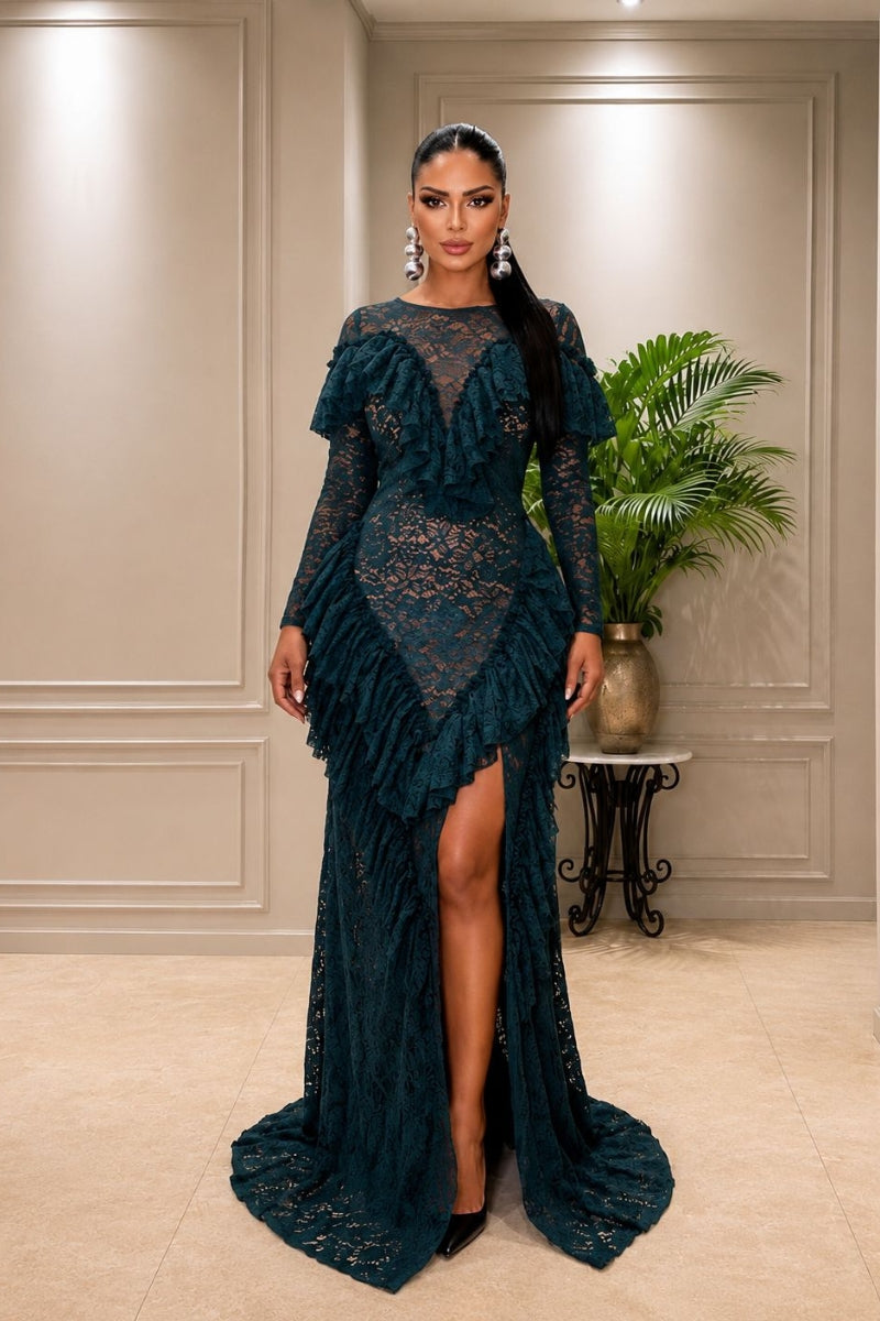 BELLA DRESS- Green