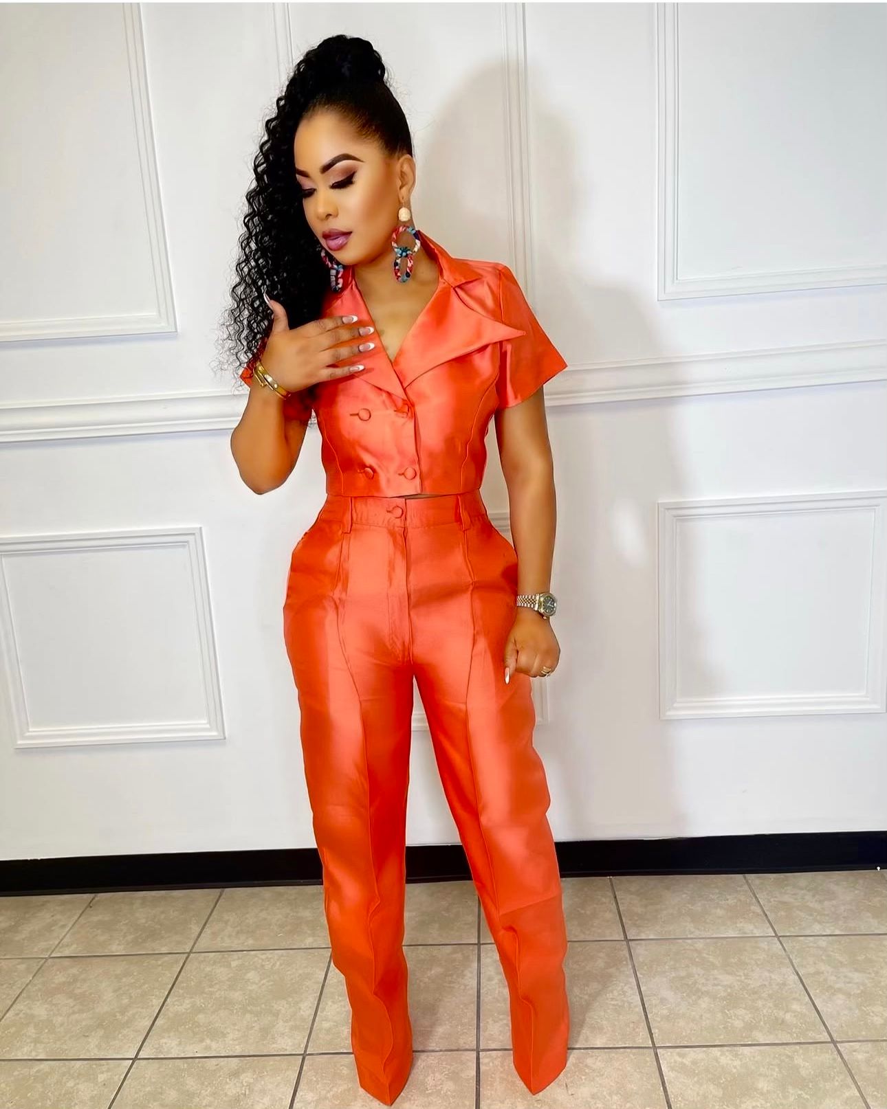 Bella Luxury 2piece - Orange